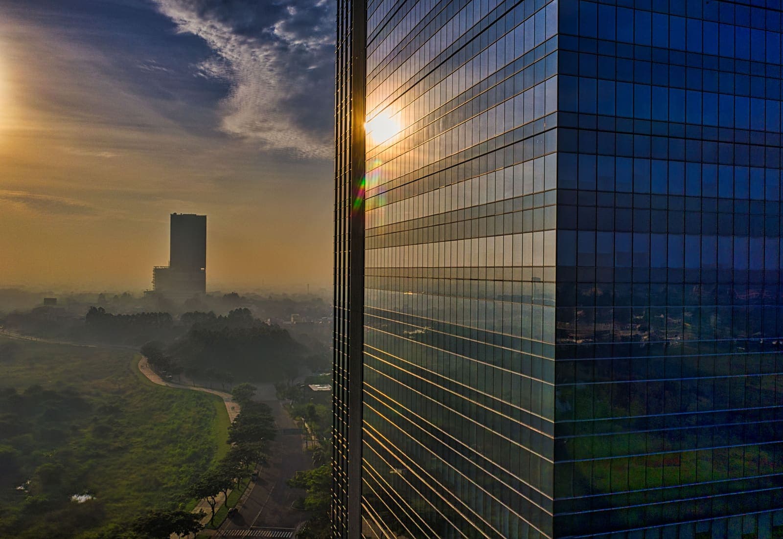 Gurgaon cityscape - the IT hub where CodeVibe ships production software for startups and growth-stage teams.