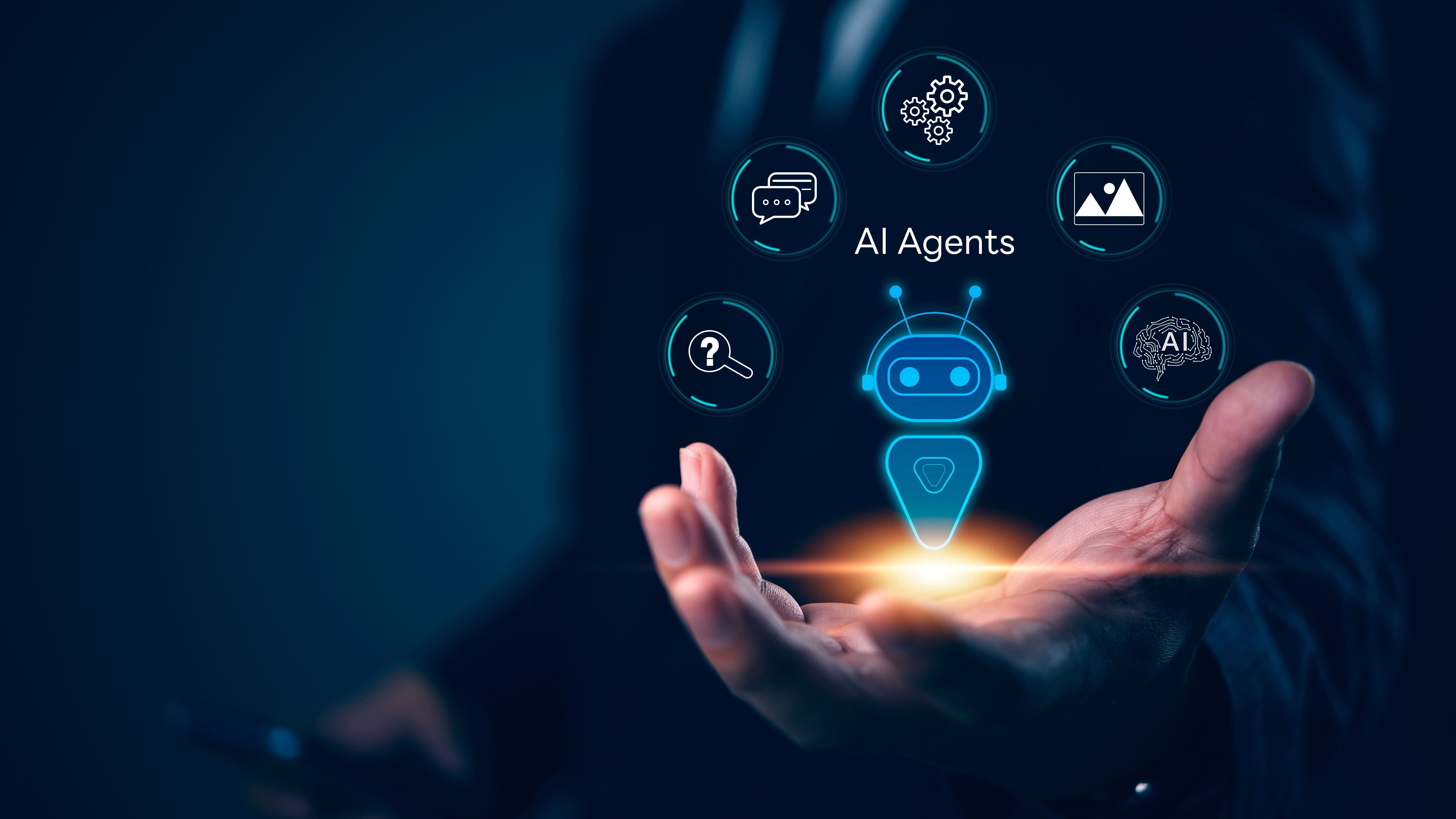 An AI agent executing a multi-step task autonomously across connected tools.